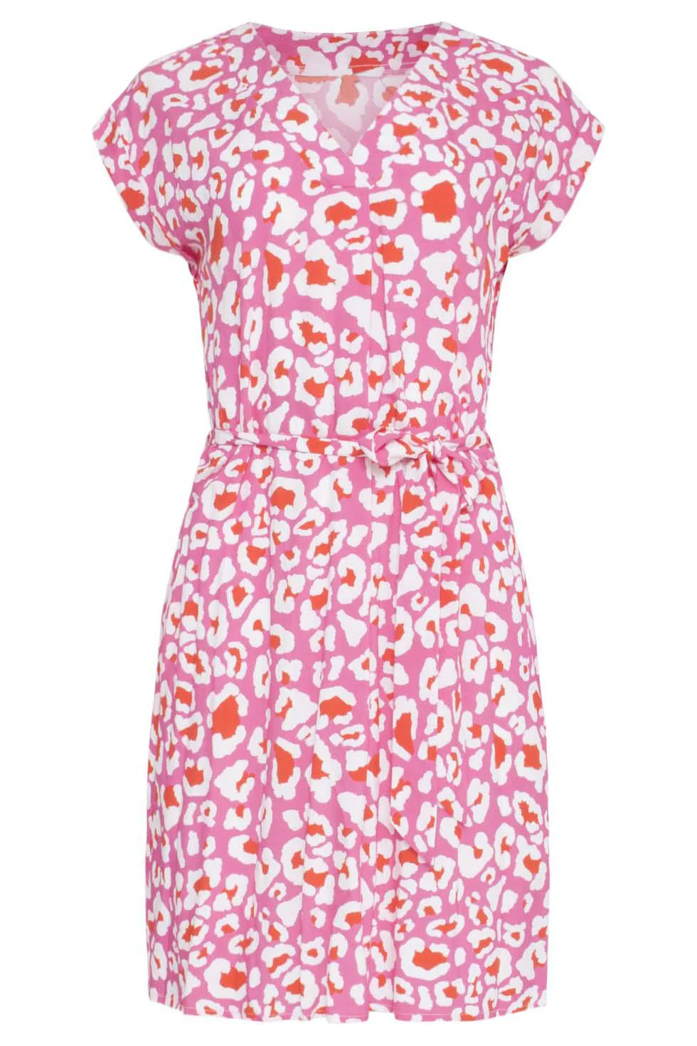 22400, Dress | Pink - White - Image 2