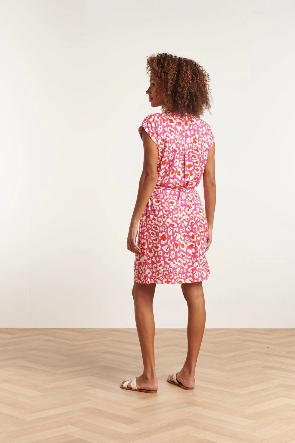 22400, Dress | Pink - White - Image 5