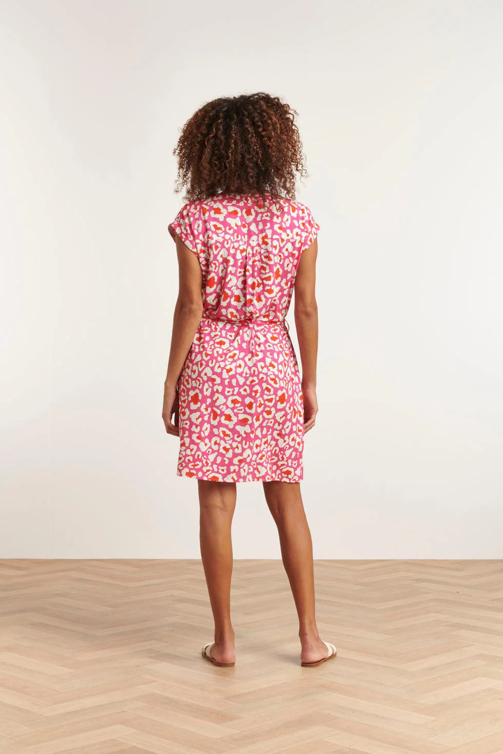 22400, Dress | Pink - White - Image 6