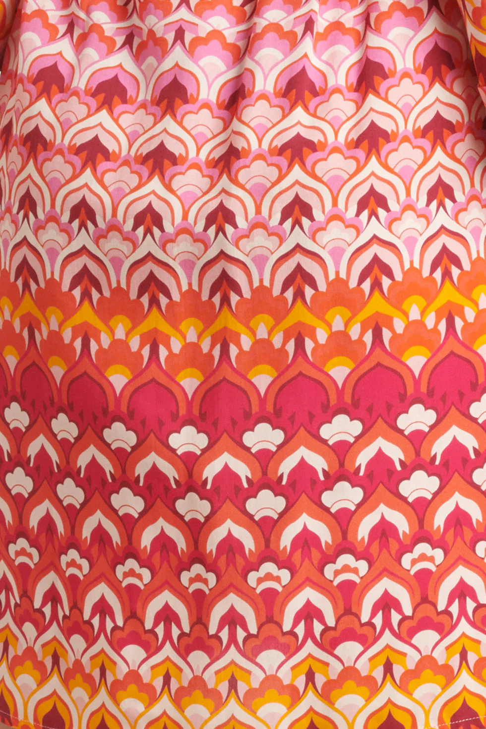 24002 Retro Print Shirtjurk Met Riemframbozentonen | Pink - Muticolour - Image 8