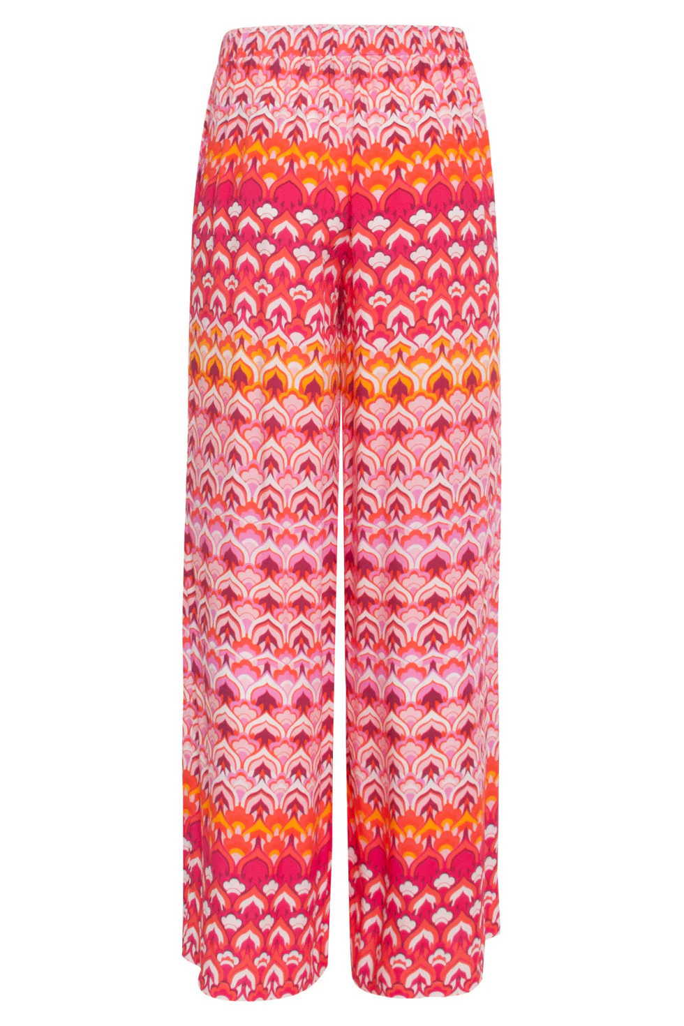 24003 Retro Print Losvallende Broekframbozentonen | Pink - Muticolour - Image 7