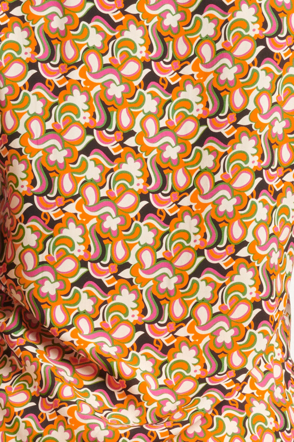24020 Multi Grafisch Print Broek | Black - Muticolour - Image 8