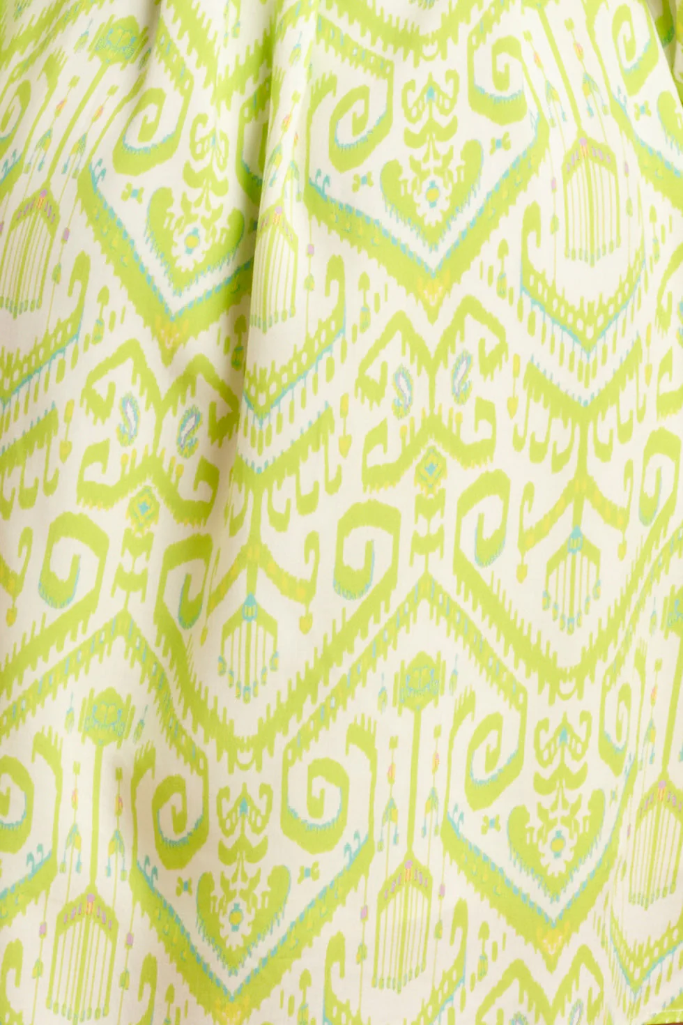 24037 Flowy Lime Zomertop | White - Lime - Image 8