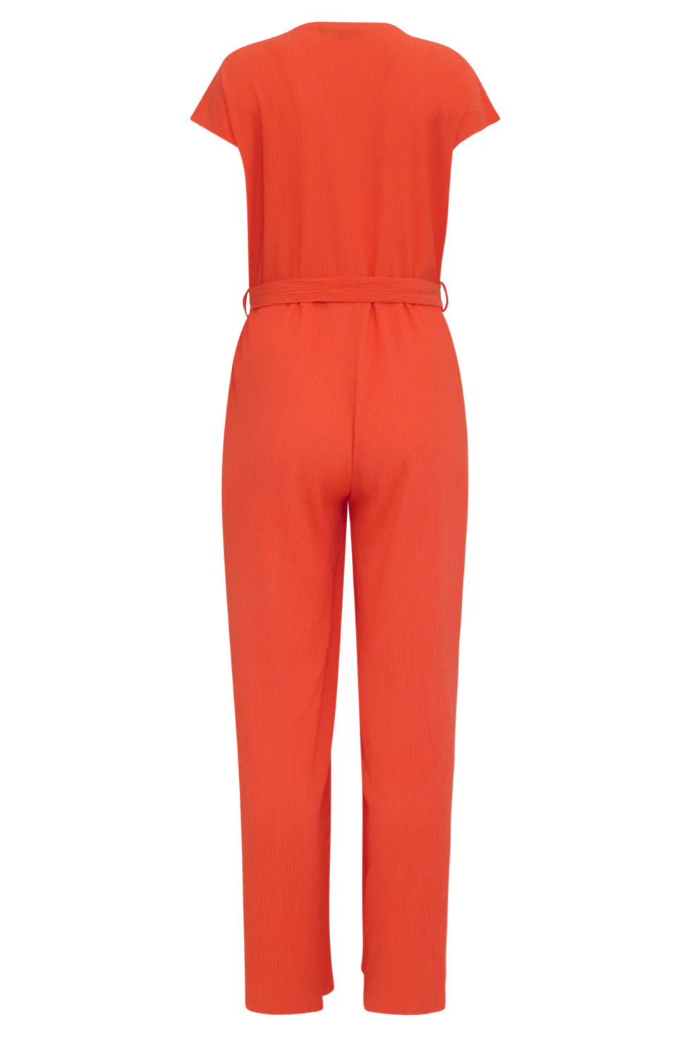 24083 Lange Aansluitende Jumpsuit | Coral - Image 6