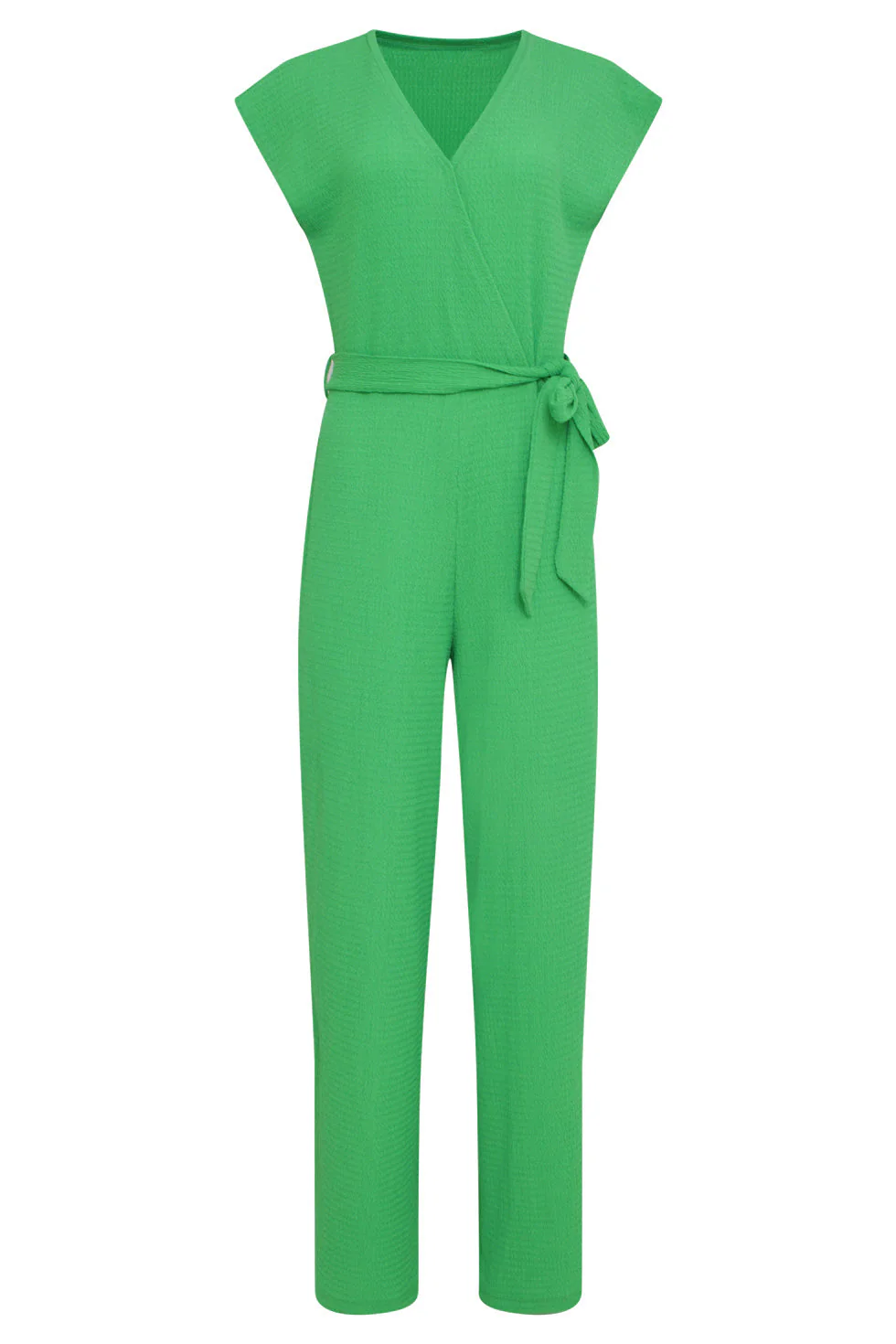 24083 Lange Aansluitende Jumpsuit | Green - Image 2