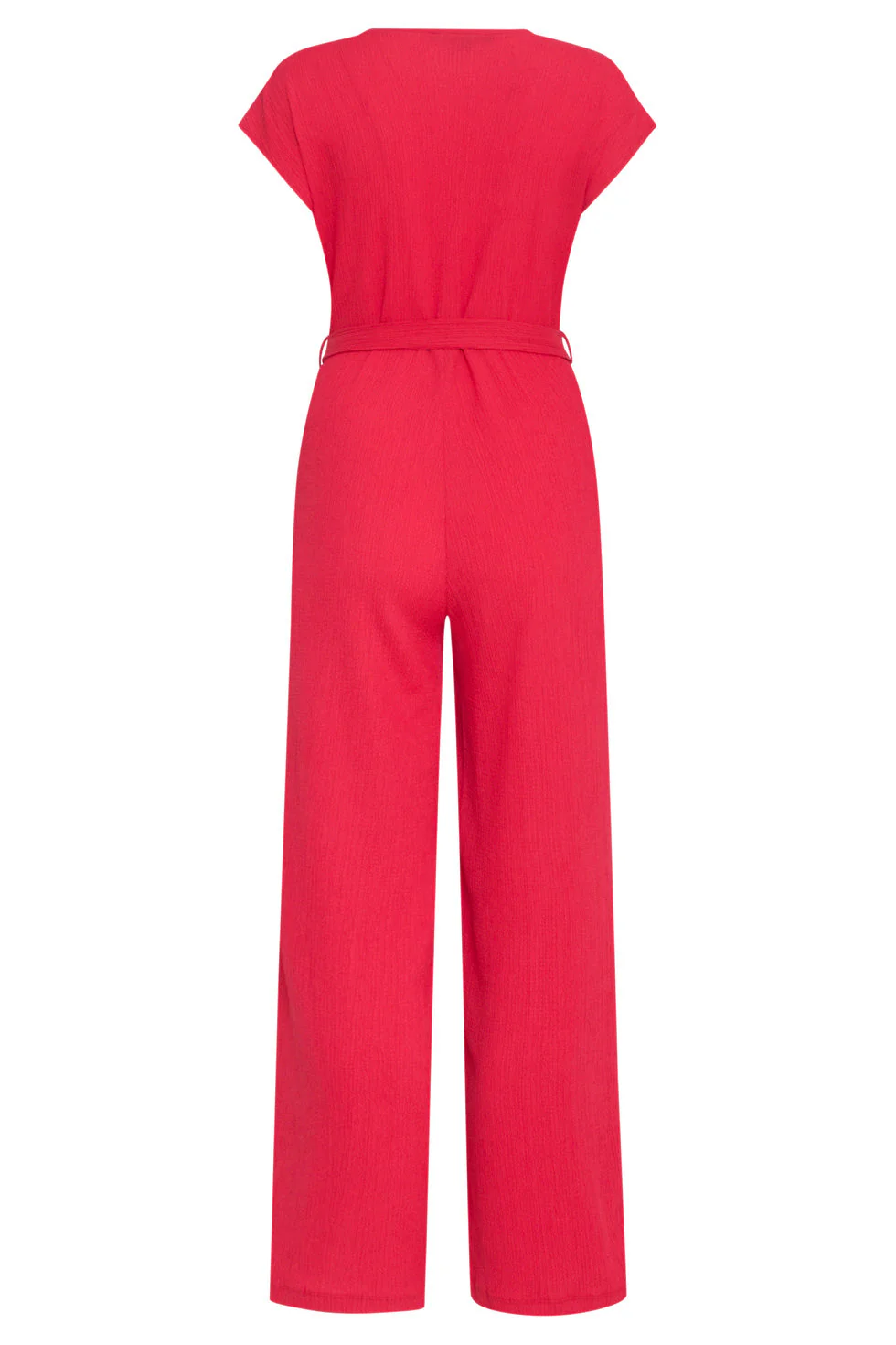 24083 Lange Aansluitende Jumpsuit | Red - Image 7