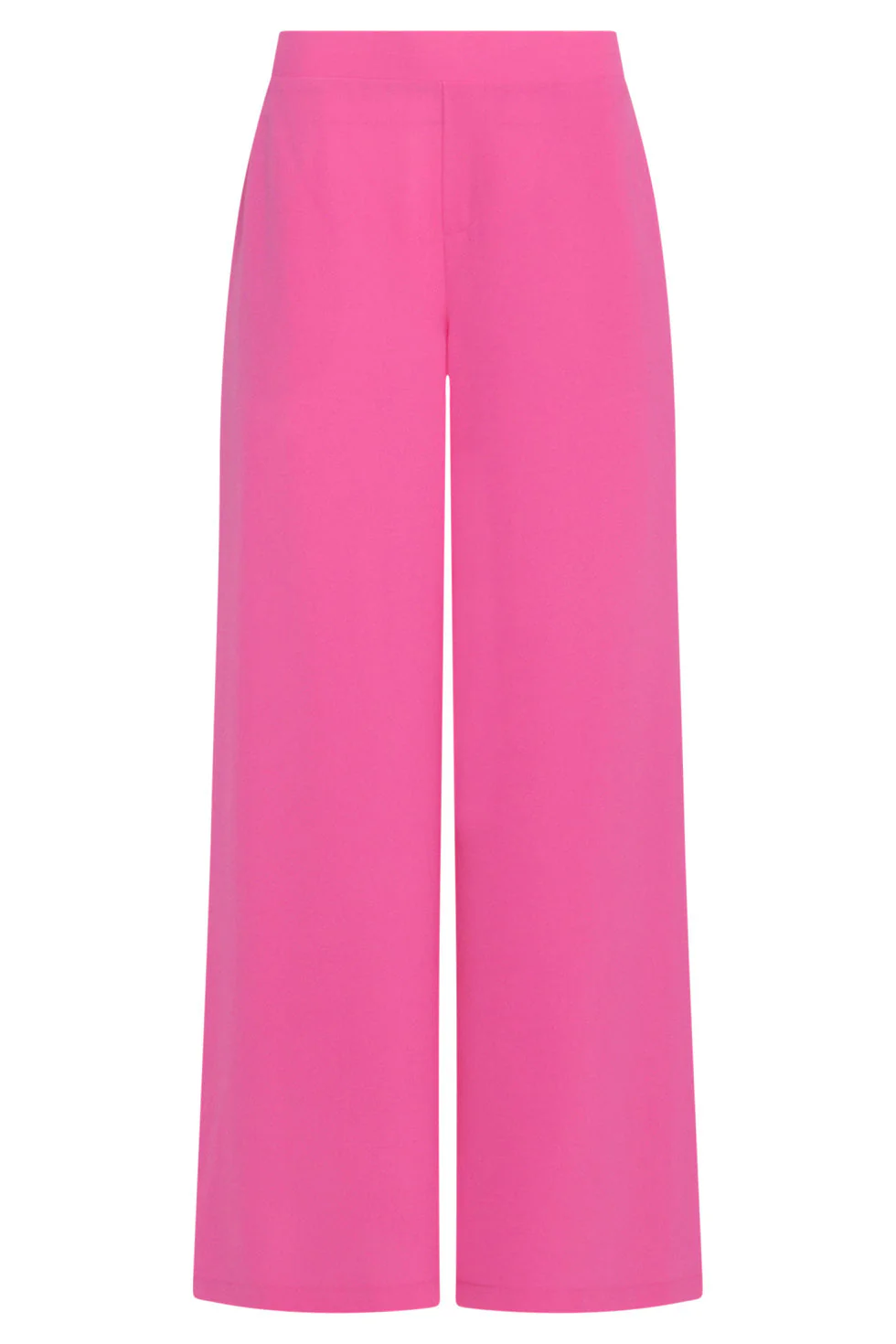 24088 Losvallende Wijde Broek Met Elastische Achterkantfel | Fuchsia - Image 2