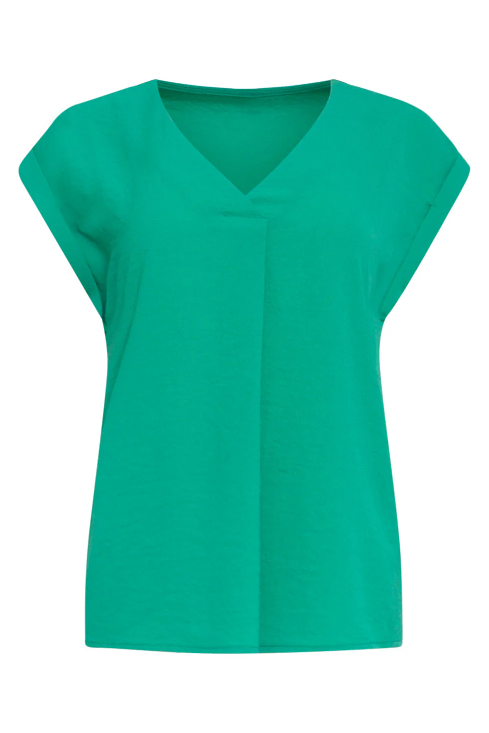24089 Eenvoudige Losvallende Elegante Topkoud | Green - Image 2