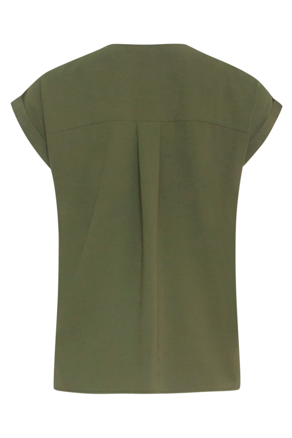 24089 Eenvoudige Losvallende Elegante Topwarm Mos | Army - Image 7