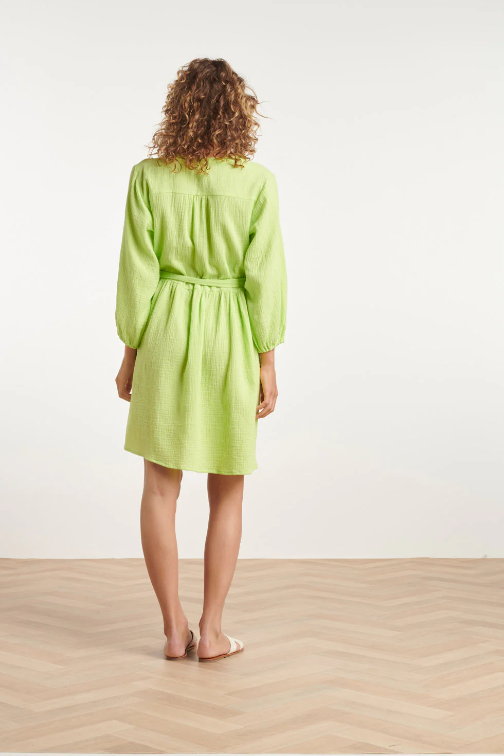 24091 Simpel Zomerjurkjelime Tetra | Lime - Image 6