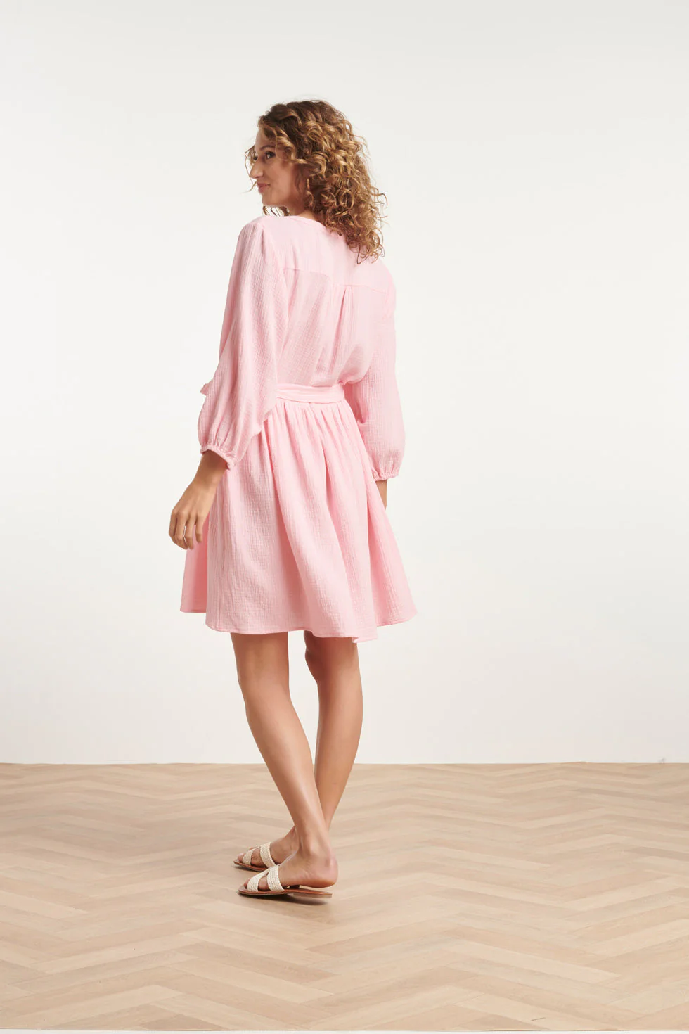 24091 Simpel Zomerjurkjezacht Baby Tetra | Baby Pink - Image 5