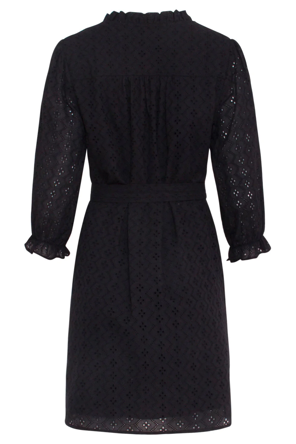 24097 Brie Anglaise Kort Jurkje | Black - Image 7