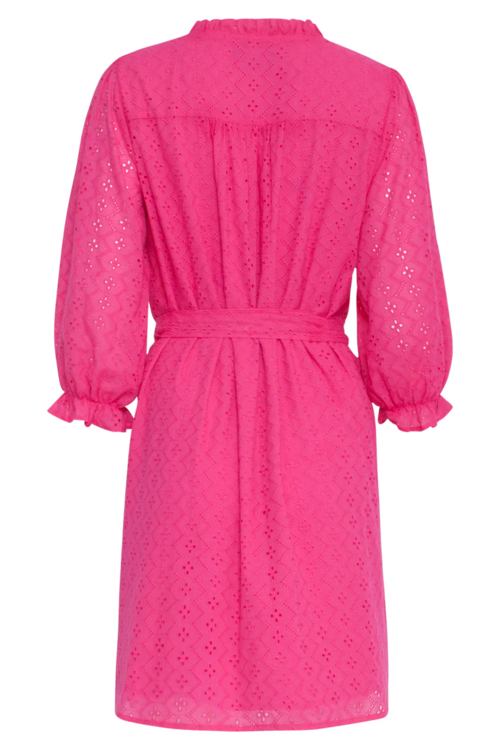 24097 Fuchsia Brie Anglaise Kort Jurkje | Fuchsia - Image 7