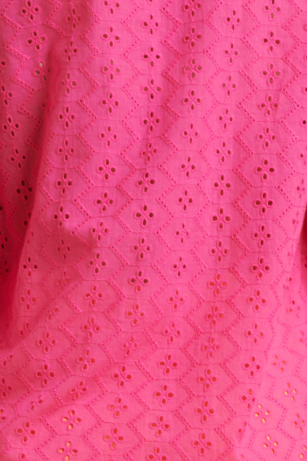 24097 Fuchsia Brie Anglaise Kort Jurkje | Fuchsia - Image 8