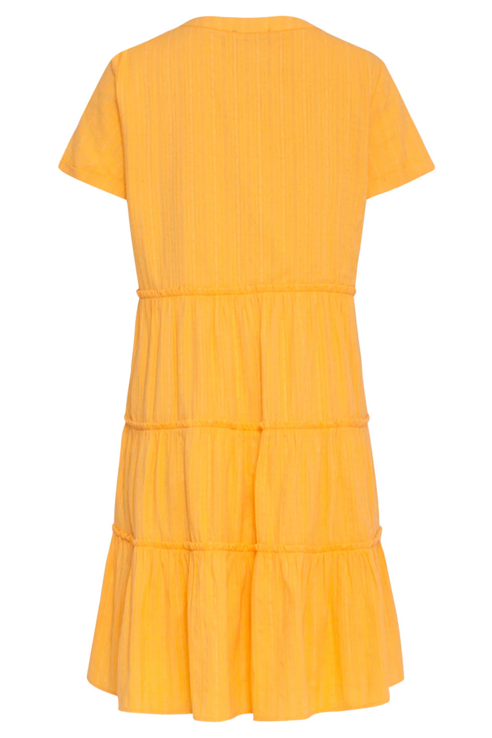 24105 Zomerjurkwarm Zonnig Met Kantdetails | Light Orange - Image 7