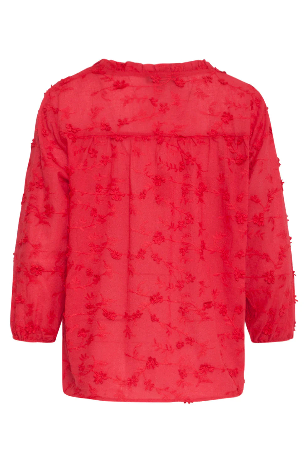 24116  Top Met 3d Bloemenpatroon | Red - Image 7