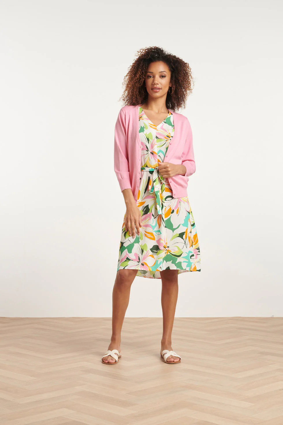 24119 Baby Pink Zacht Zomer Vest | Pink - Image 3