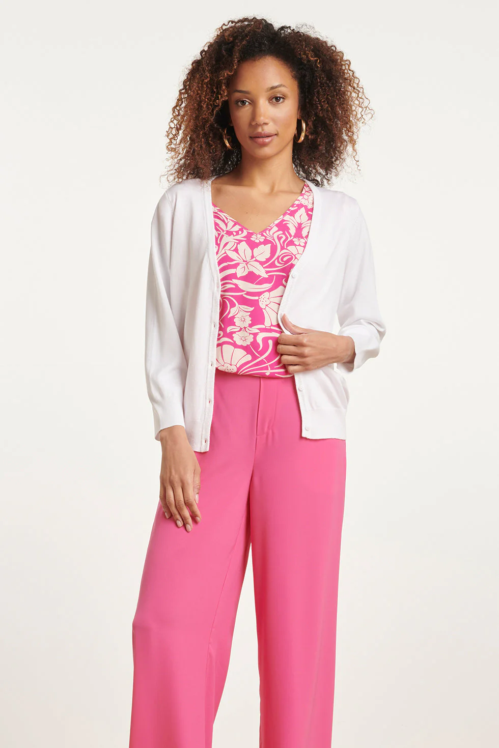 24119 Zacht Zomer Vest | White