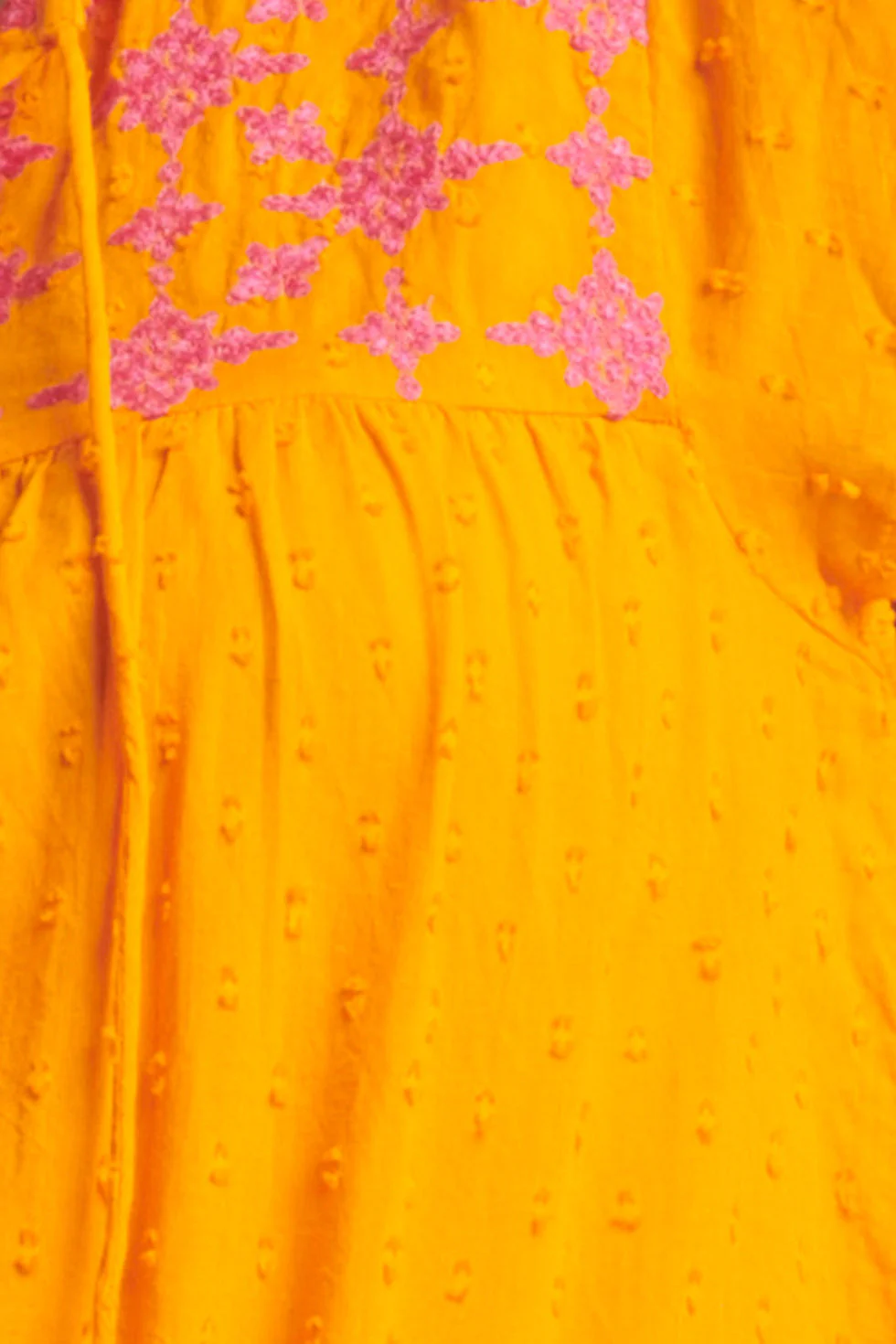 24127 Vrolijke Korte Mouwen Top | Orange - Fuchsia - Image 8