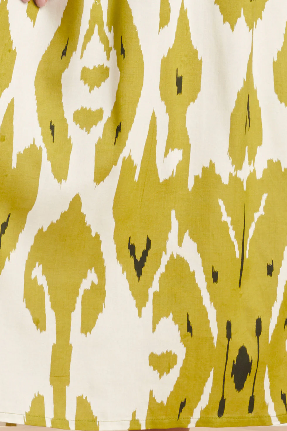 24142 Eenvoudige Klassieke Top Met Mos Aztekenprint | Off White - Light Army - Image 8