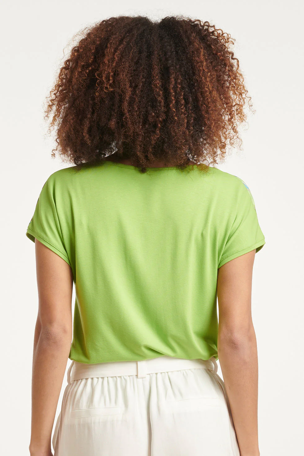 24146 Comfortabele Stretch Zomertop | Muticolour - Image 6