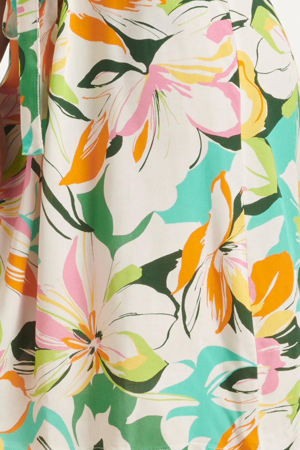 24148 Zomerjurk Met Bloemenprintlevendige En | Off White - Muticolour - Image 8