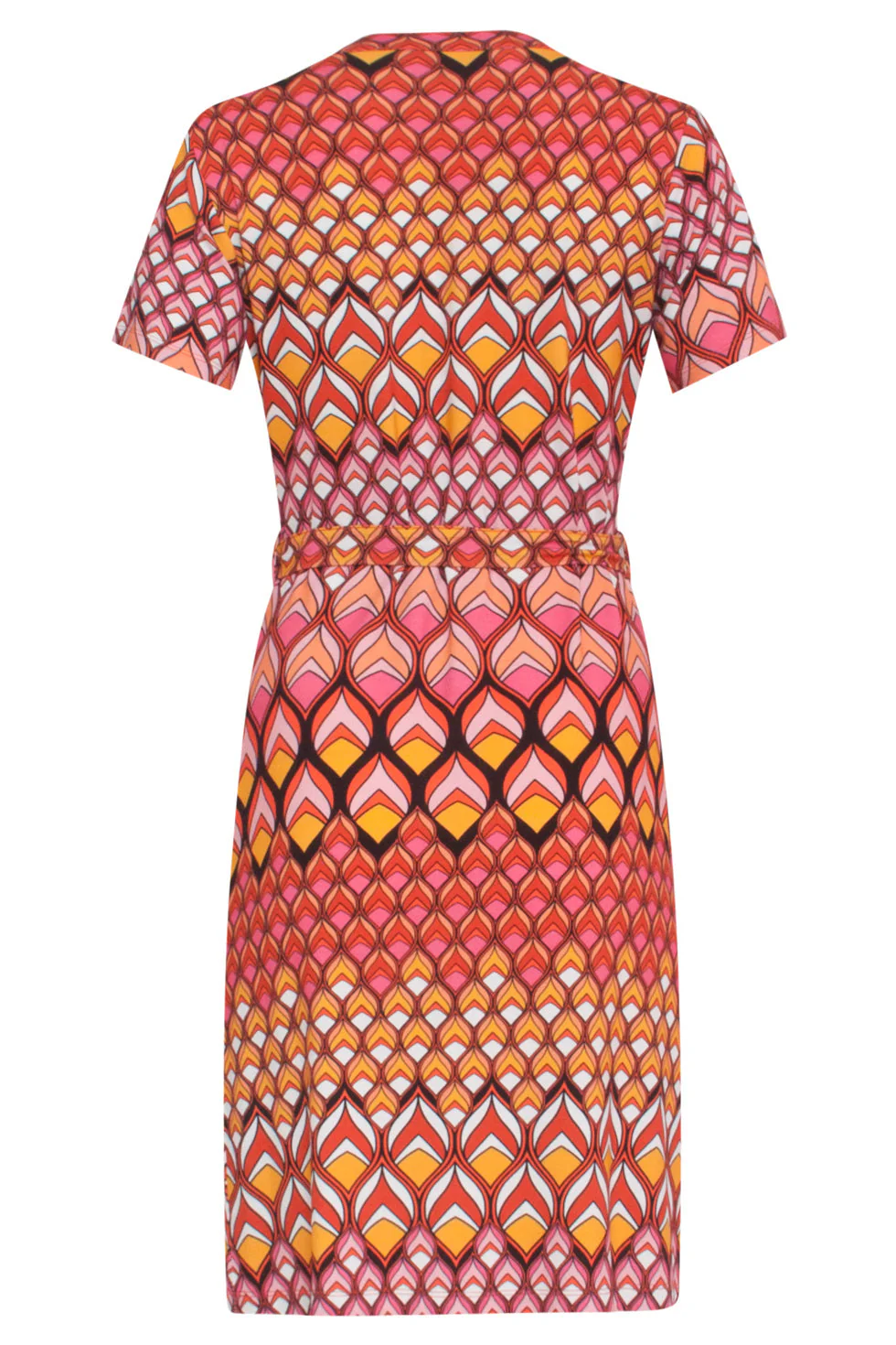 24153 Zomerjurk Met Retro Grafische Print | Muticolour - Image 7