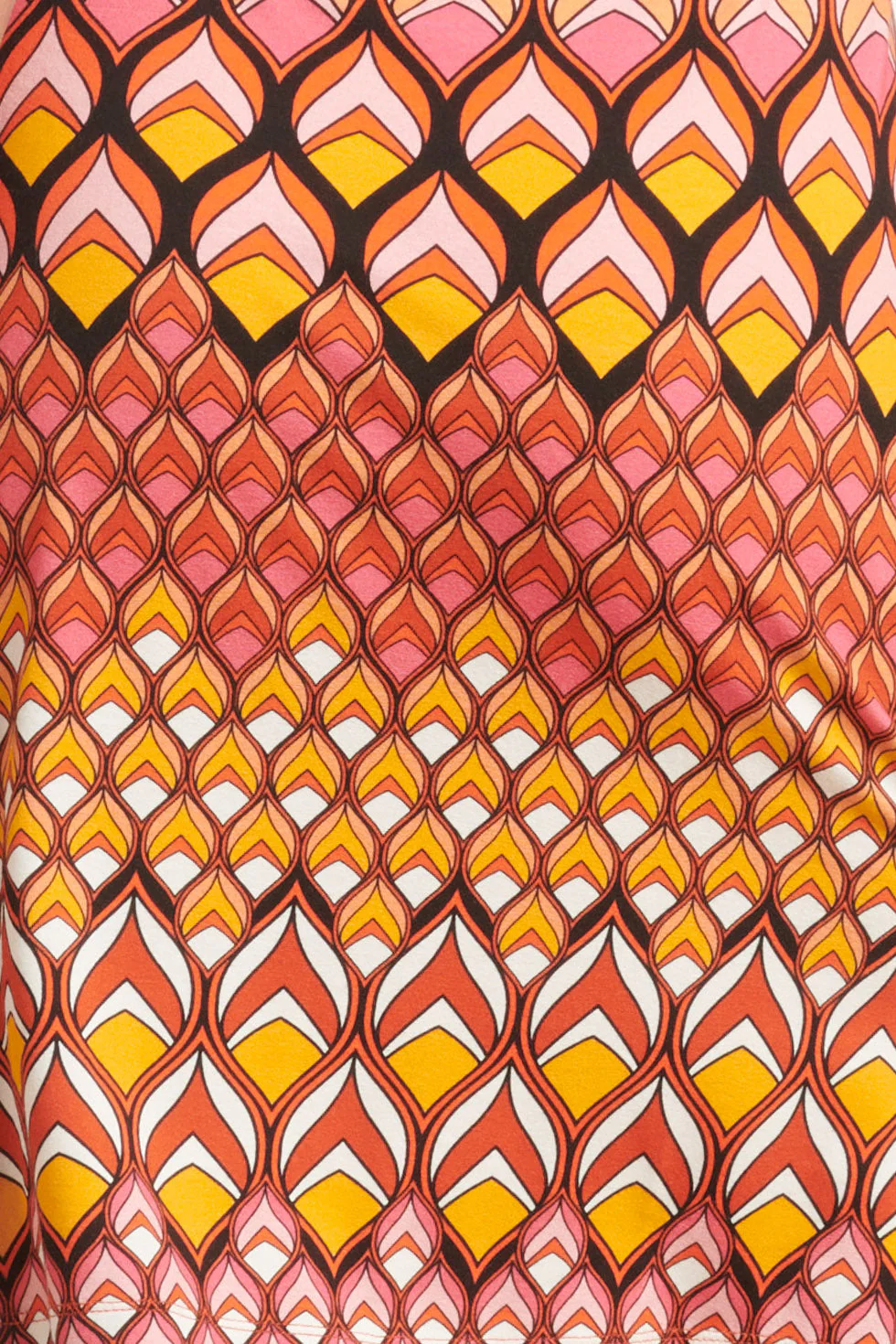 24154 Zomer Top Met Retro Grafische Print | Muticolour - Image 8