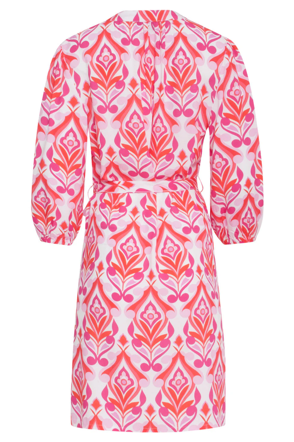 24159 Zomerjurk Met Ornamentprintverschillende  Tinten | White - Muticolour - Image 7
