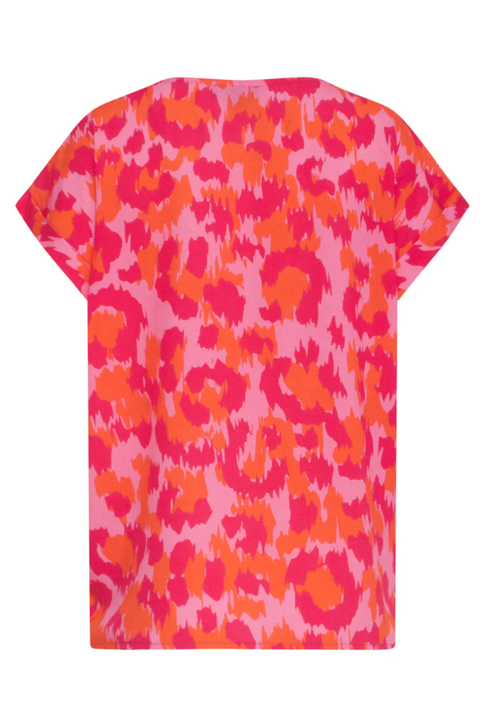 24162 Top Met Gedurfd Cheetah Patroonfuchsia | Pink - Muticolour - Image 7
