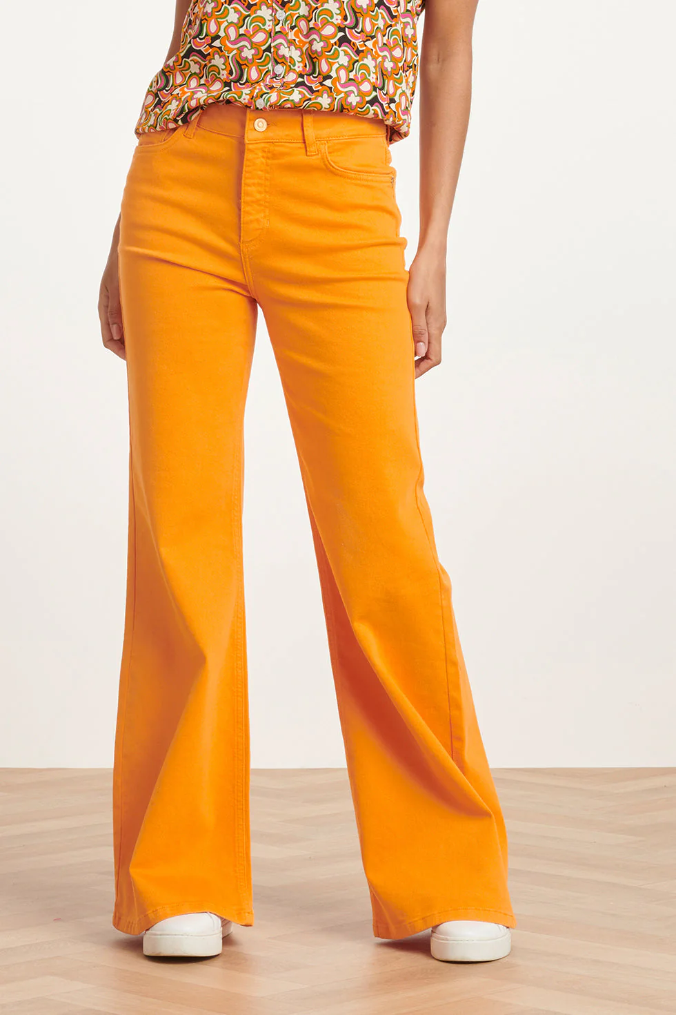 24169  Flared Jeans | Orange