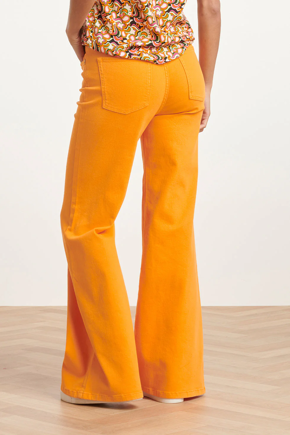 24169  Flared Jeans | Orange - Image 5