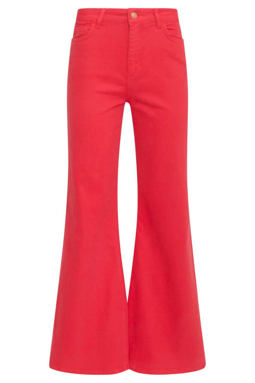 24169  Flared Jeans | Red - Image 2