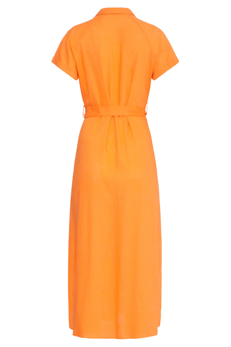 24348  Ademende Zomer Shirtjurk | Orange - Image 7