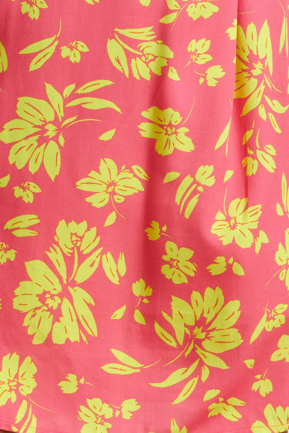 24372 Dames Fuchsia Top Met Allover Lime Bloemenprint | Lime - Pink - Image 8