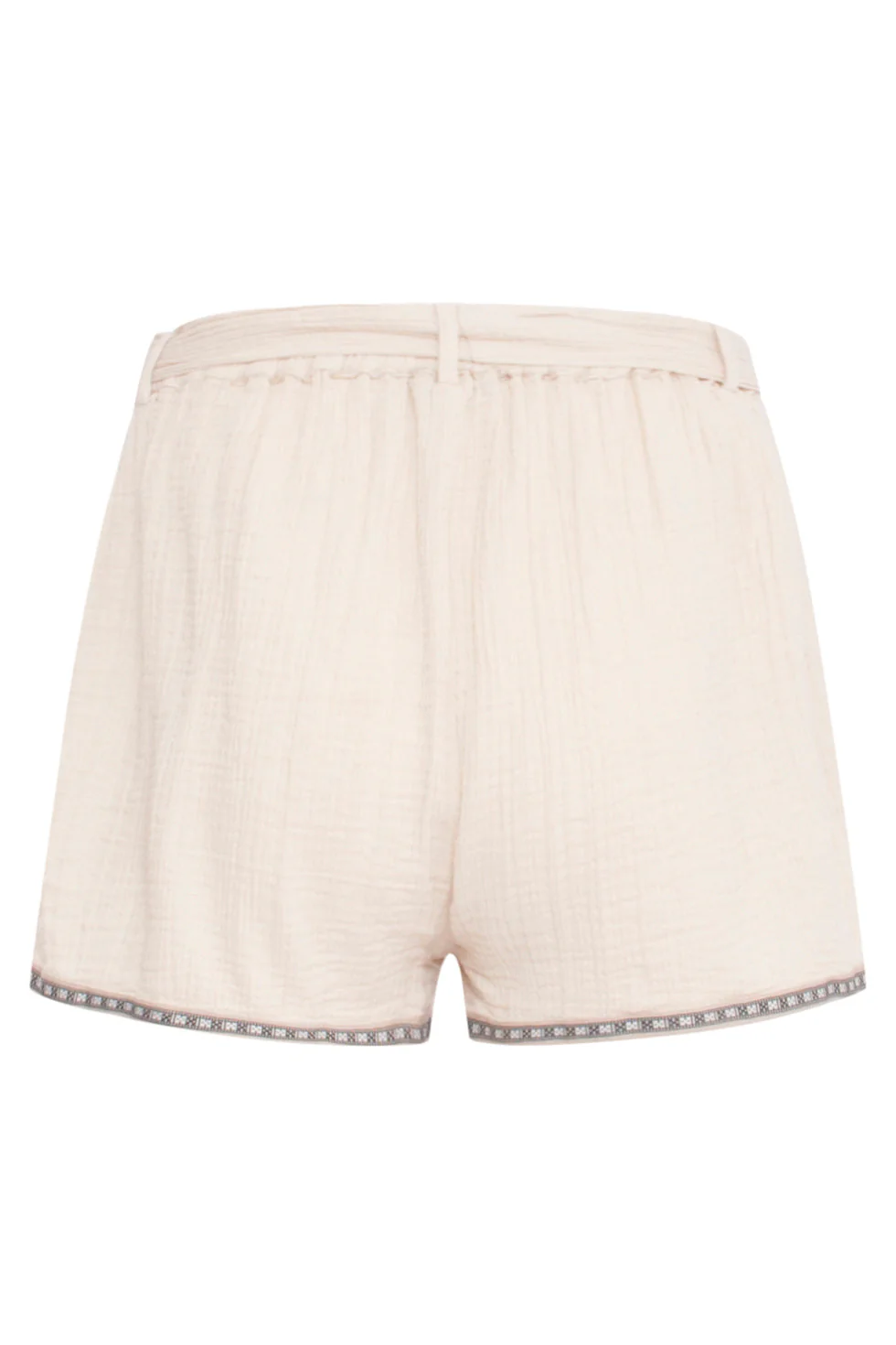 24381 Dames Shorts Met Azteekse Borduursels | Sand - Black - Image 7