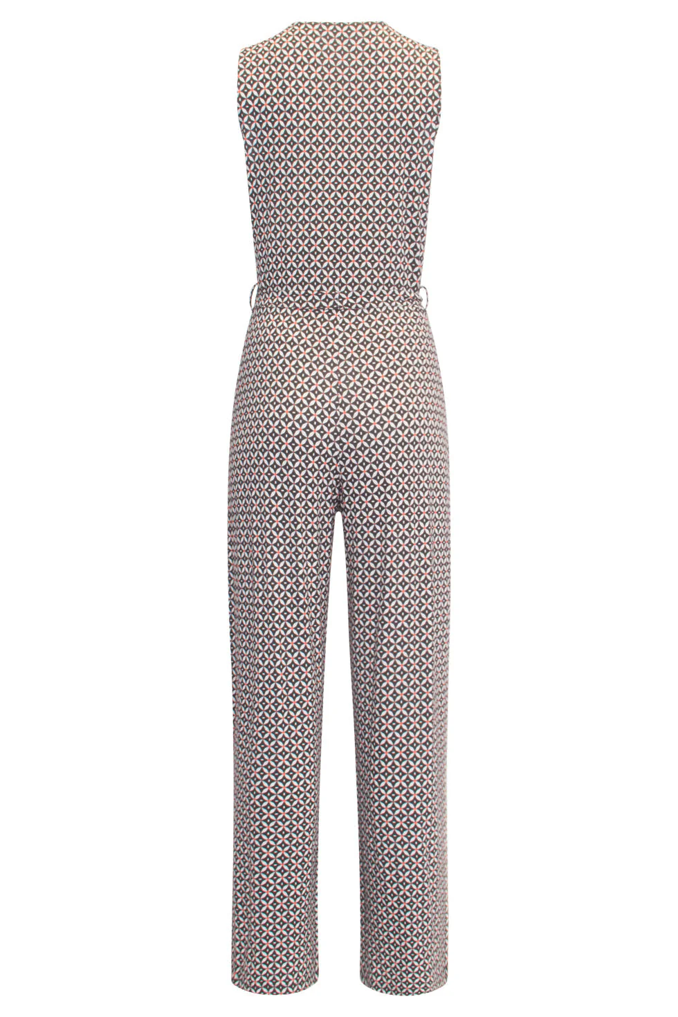 24439 Donkere Grafische Print Jumpsuit | Muticolour - Image 7