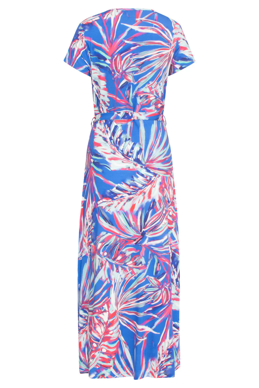 24442 Helder Bladprint Maxi Zomerjurk | Muticolour - Image 7