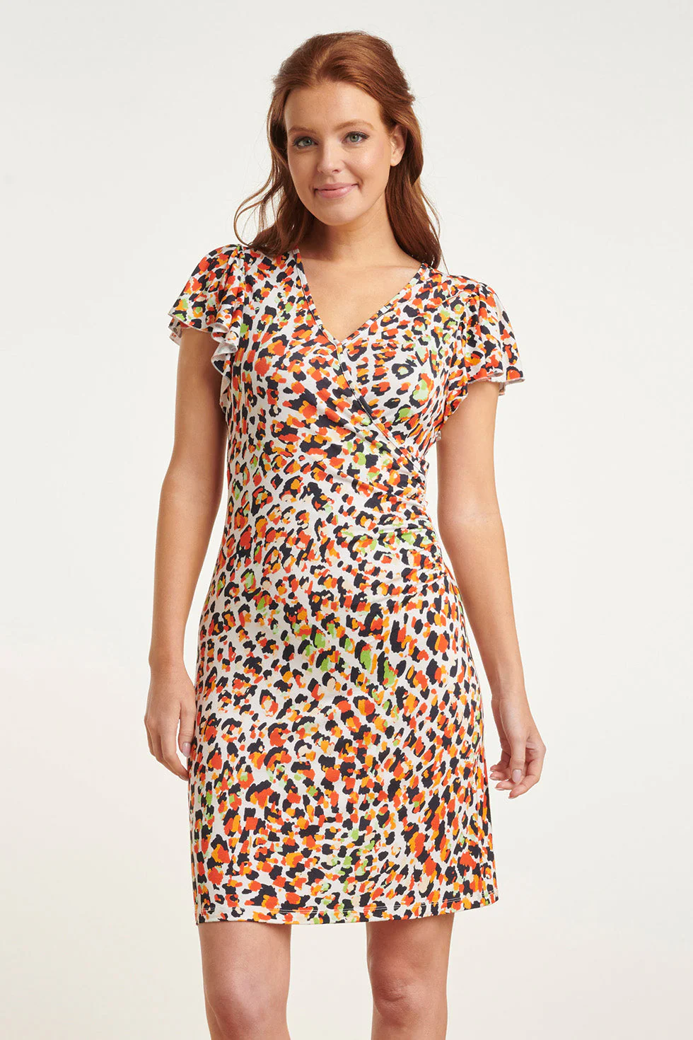 24446 Zomerjurkje Met Ruchesdierenprint | Muticolour - Image 3