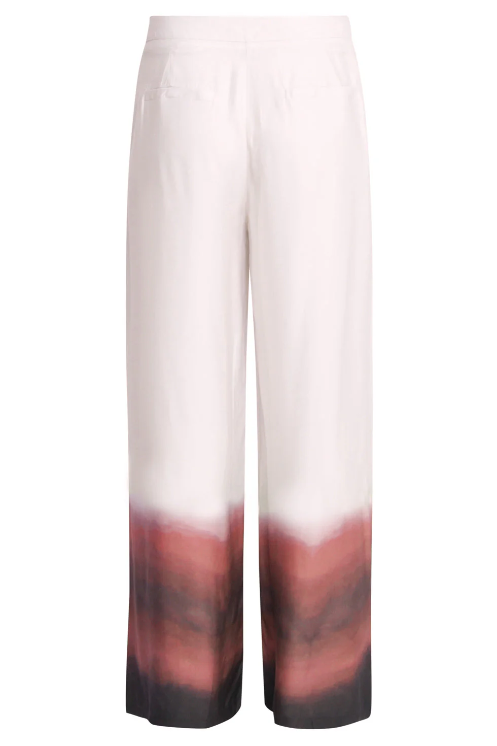 25018 Wide Leg Broekvintage Mauve Ombre | Off White - Old Pink - Image 7