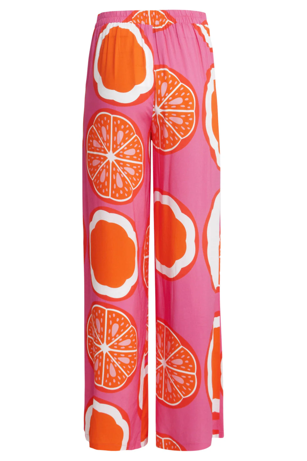 25027 Wide-Leg Broek Met Fruitprint | Pink - Muticolour - Image 7