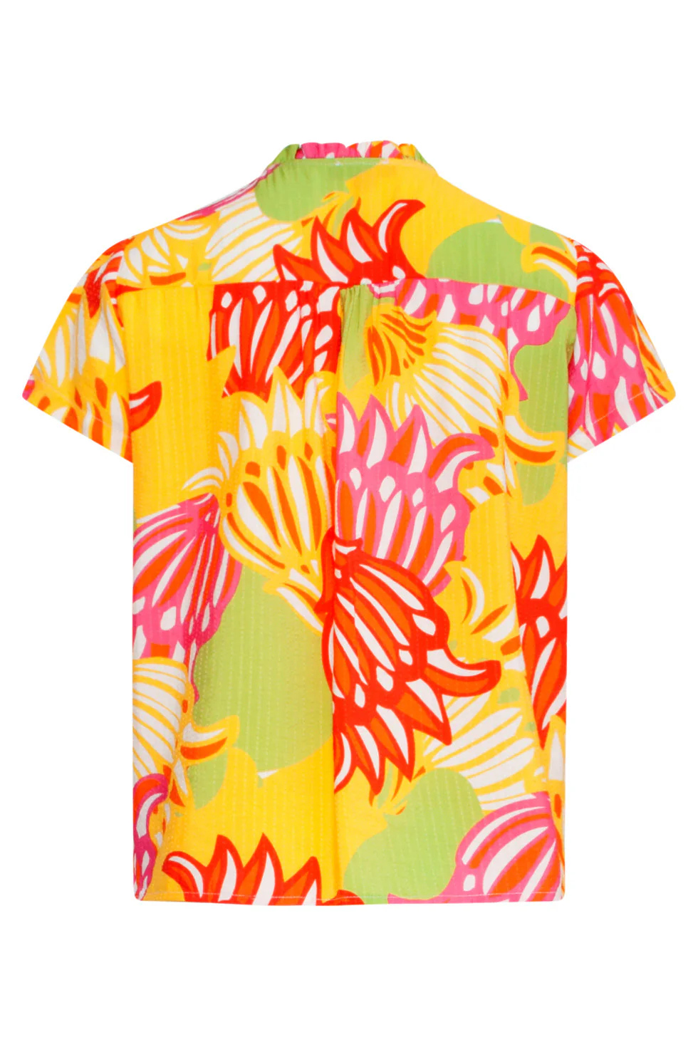 25030 V-Hals Top Met Fel Rijke Bloemenprint | Muticolour - Image 7