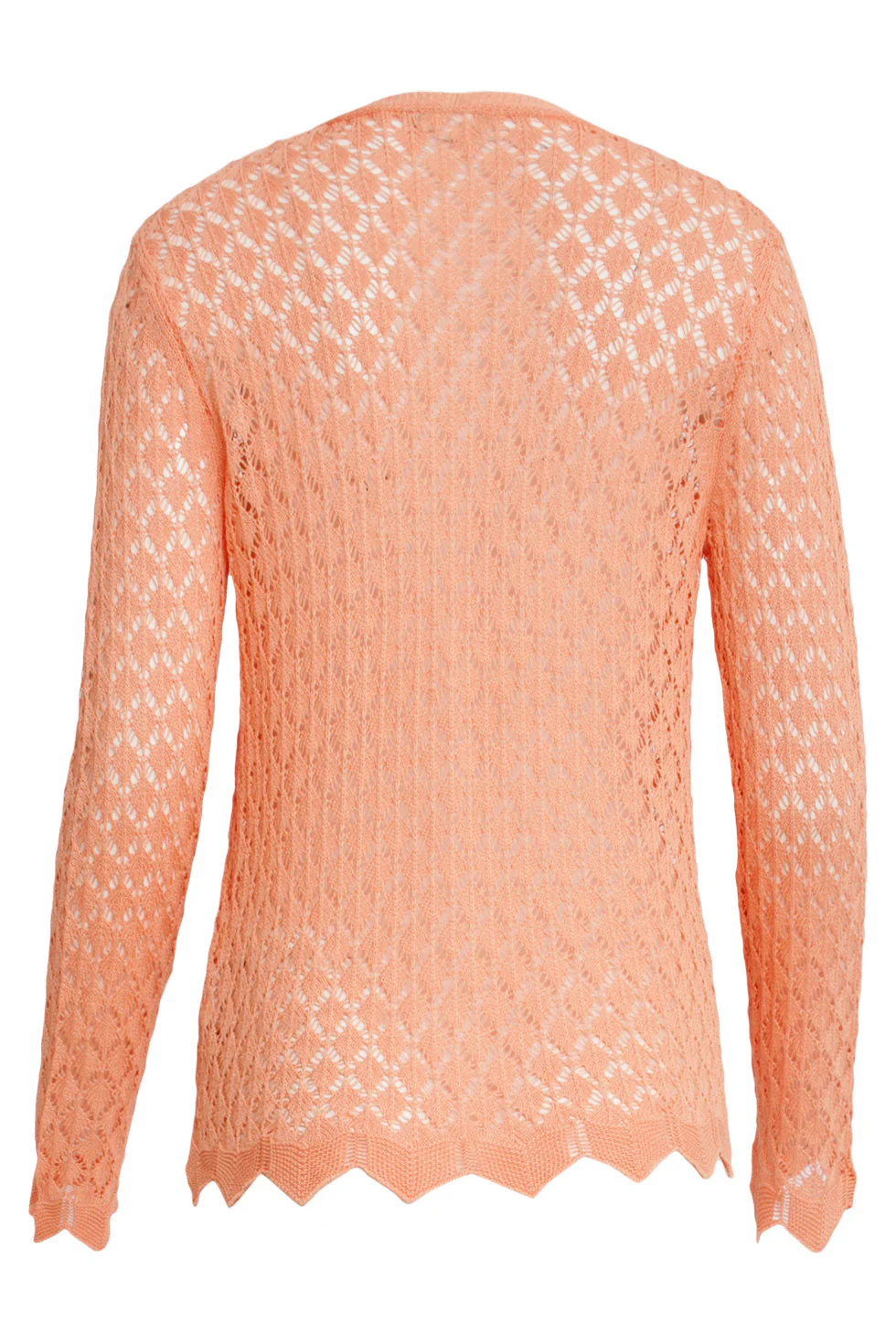 25095 Perzische Crochet Gebreide Cardigan | Peach - Image 7