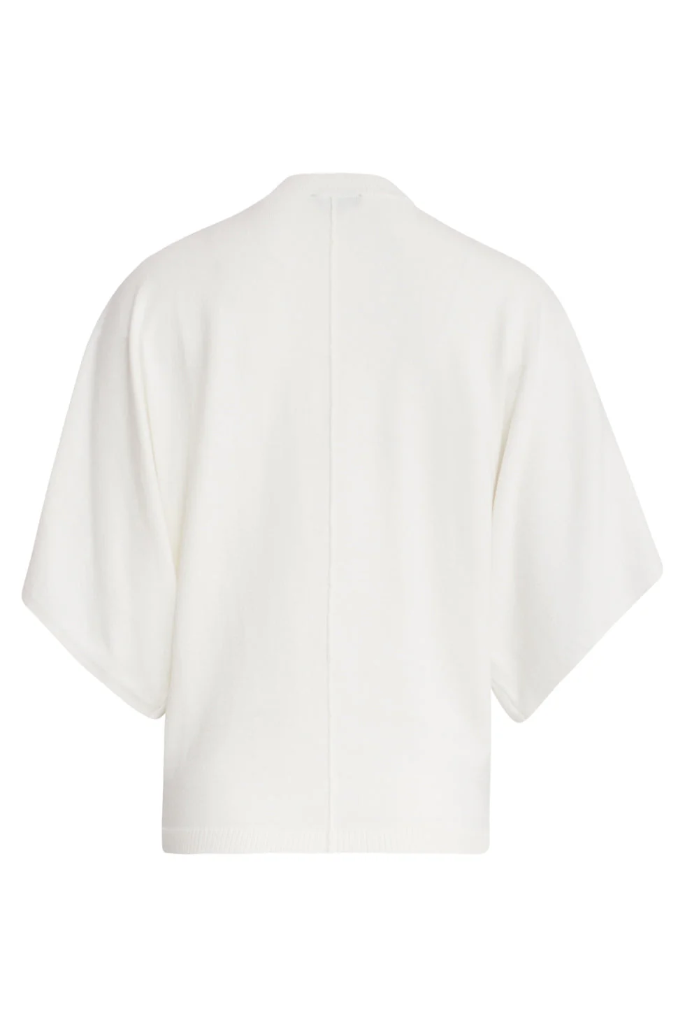 25103 Loose Knitted Top Met 3/4 Kimono Mouwen | Off White - Image 7