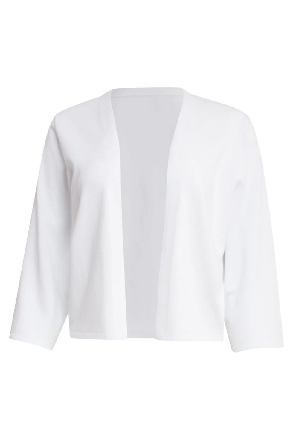 25105 Te Zachte Gebreide Bolero | White - Image 2