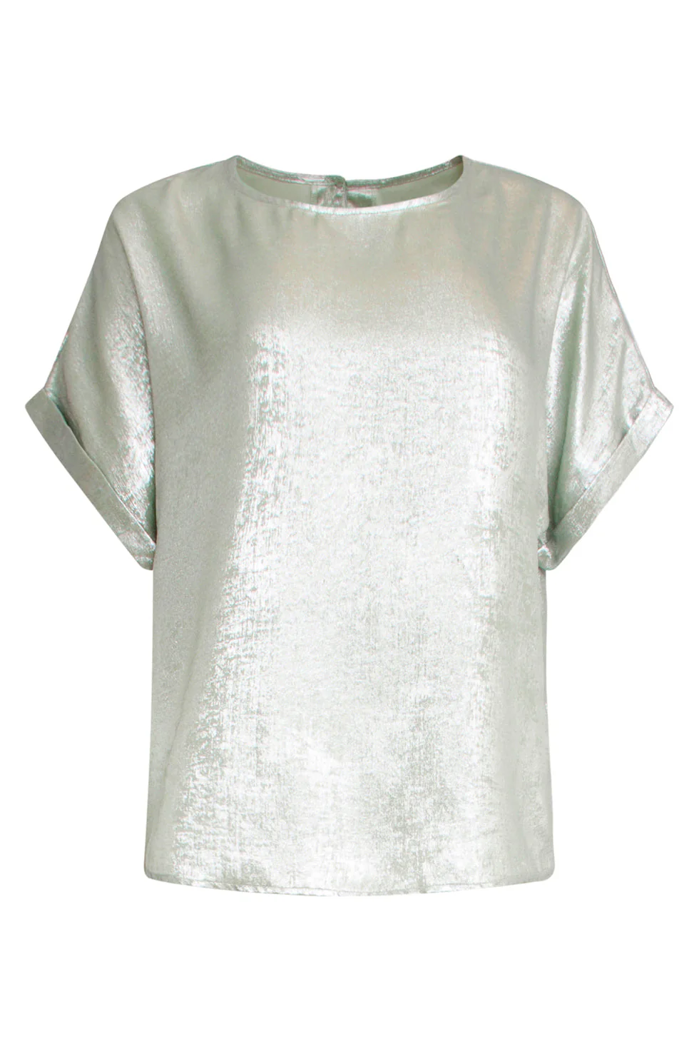25112 Licht Metallic Top | Soft Green - Image 2