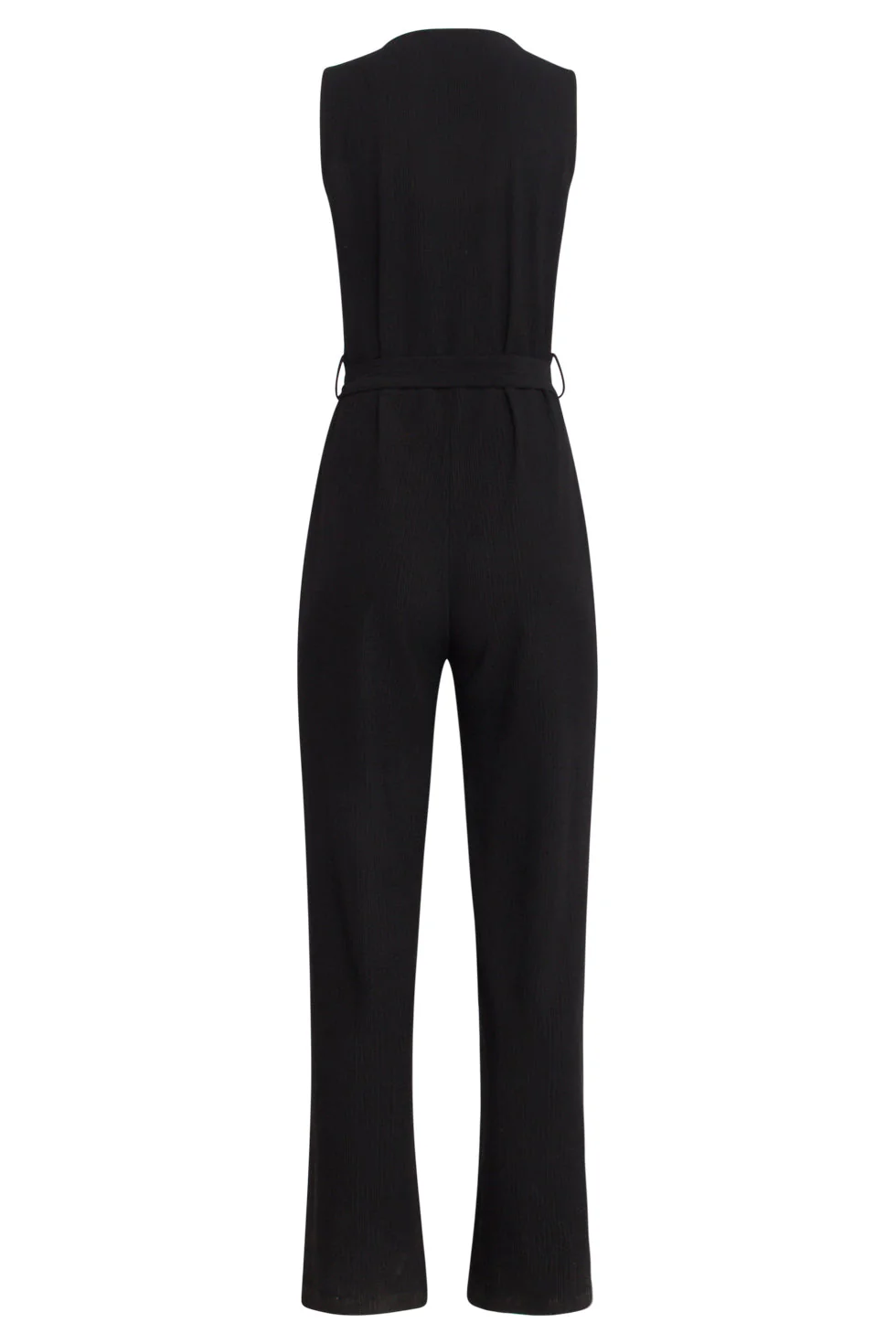 25119 E Stretchy Crinkle Jumpsuit | Black - Image 7