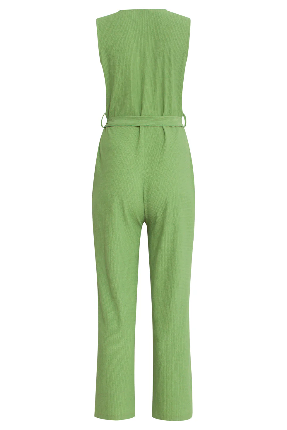 25119 Licht Stretch Crinkle Jumpsuit | Light Green - Image 7