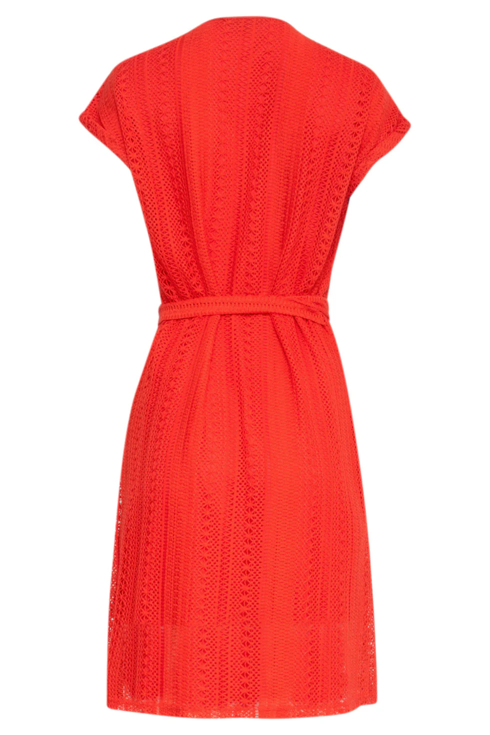 25122 Lace-Achtige Jurk | Red - Image 7