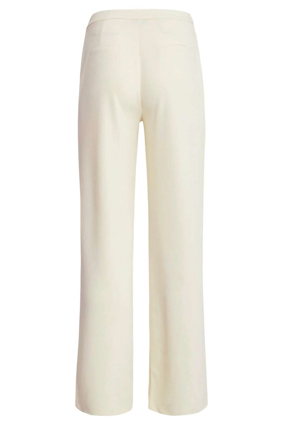 25140  Wide Straight Leg Stretch Broek | Off White - Image 7